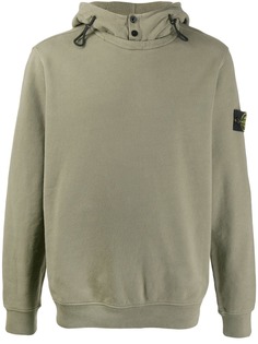 Stone Island худи с высоким воротником