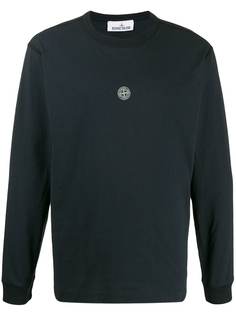 Stone Island толстовка с логотипом