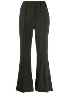 Stella McCartney расклешенные брюки строгого кроя