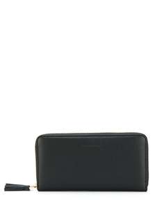 Coccinelle grosgrain zip wallet