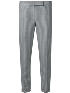Thom Browne брюки скинни в тонкую полоску