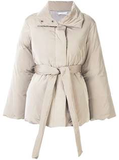 Co belted puffer jacket