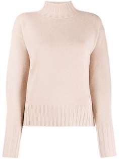 Allude ribbed turtle neck jumper