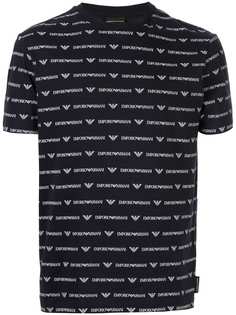 Emporio Armani футболка с принтом логотипа