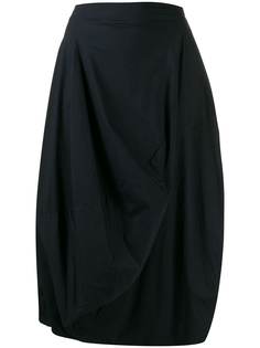 Rundholz Black Label asymmetric midi skirt