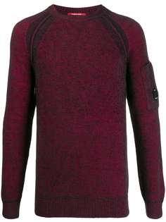 CP Company свитер с карманом на рукаве