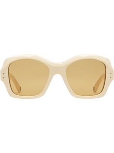 Gucci Eyewear солнцезащитные очки в массивной оправе