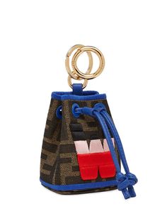 Fendi Mon Tresor micro bucket bag charm