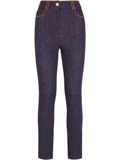 Fendi high-rise slim-fit jeans