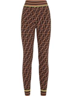 Fendi FF logo knit leggings