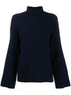 Maison Margiela ribbed high neck jumper