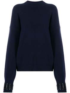 Alexander Wang embellished-cuff sweater