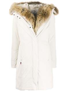 Woolrich faux-fur trim padded parka