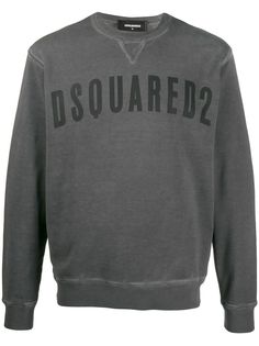 Dsquared2 logo print crewneck sweatshirt