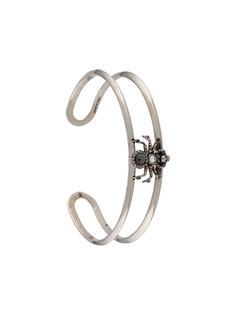 Alexander McQueen embellished spider skull cuff