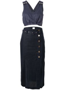 Suboo Manny utility midi skirt