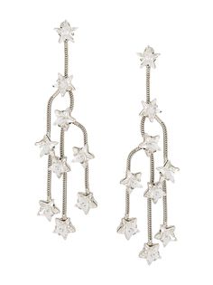 P.A.R.O.S.H. star crystal chandelier earrings