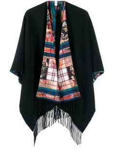 Salvatore Ferragamo fringed hem blanket cardigan