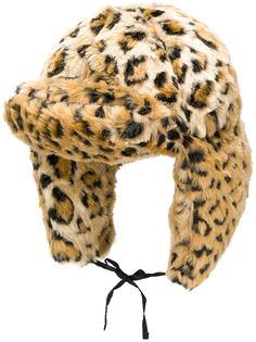 R13 leopard print hat