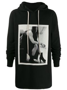 Rick Owens DRKSHDW Photo print hoodie