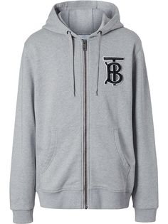 Burberry monogram motif hooded top