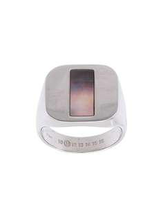 Maison Margiela logo engraved ring