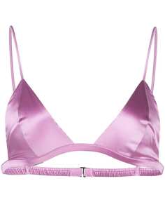 Fleur Du Mal Luxe Triangle Bra