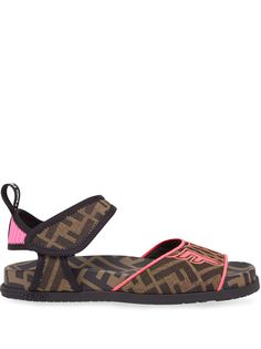 Fendi logo sandals