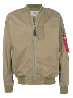 Alpha Industries куртка-бомбер на молнии