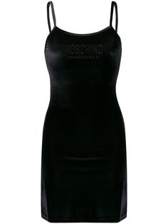 Moschino logo embroidered nightdress