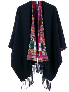 Salvatore Ferragamo fringed hem blanket cardigan
