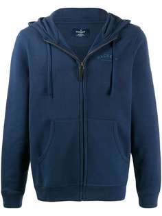 Hackett jersey logo hooded sweatshirt