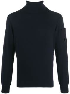 CP Company lens detail turtle neck sweater