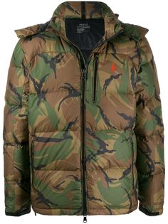 Ralph Lauren camouflage print padded jacket