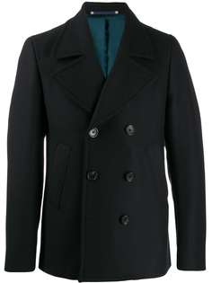 PS Paul Smith textured double-breasted coat