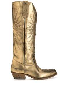 Golden Goose Wish Star cowboy boots