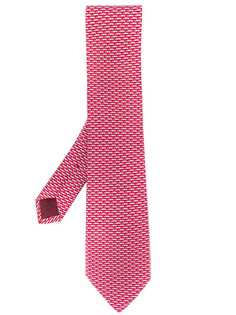 Salvatore Ferragamo crocodile pattern tie