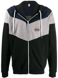 Moschino Underbear zip front hoodie