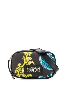 Versace Jeans Couture logo print patch detail belt bag