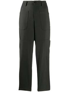 Closed tapered cropped trousers