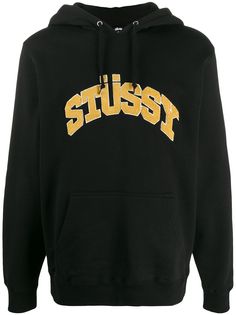 Stussy logo patch hoodie