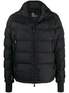 Moncler Grenoble logo print padded jacket