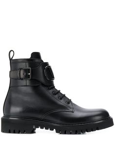 Valentino Valentino Garavani VLOGO combat boots