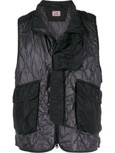 CP Company quilted effect vest