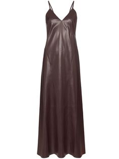 Nanushka Anira vegan leather slip dress