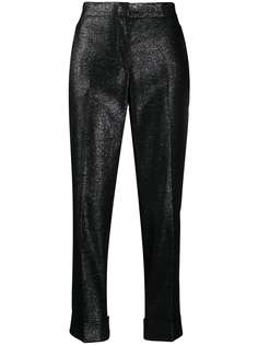 Pt01 glitter tailored trousers