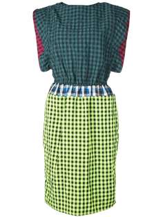 Harvey Faircloth check pattern dress