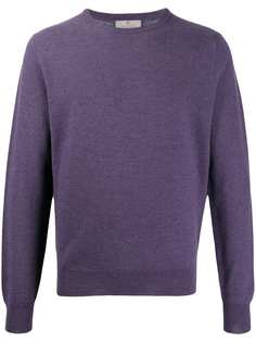 Canali long-sleeve fitted sweater