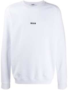 MSGM logo print sweatshirt