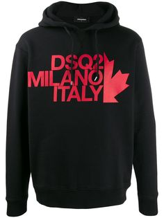 Dsquared2 logo print hoodie